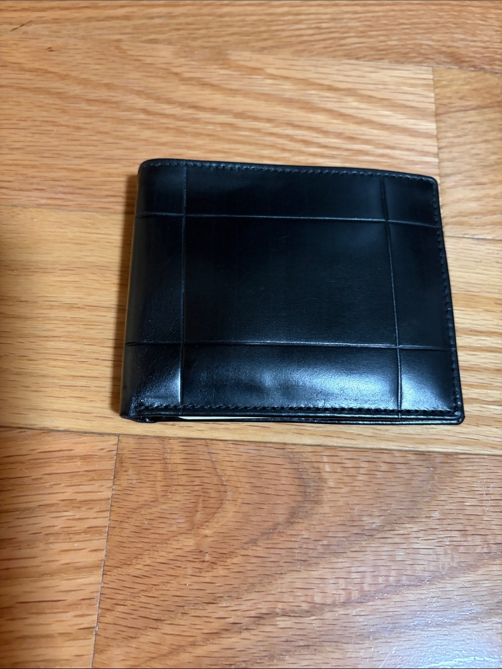 Joseph Abboud Classic Black Leather Men's Bi-Fold Wallet